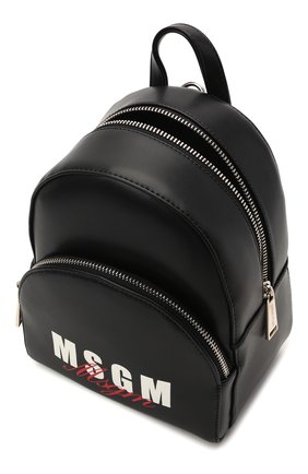 Детская рюкзак MSGM KIDS черного цвета, арт. MS026858 | Фото 3 (Региональные ограничения белый список (Axapta Mercury): RU; Материал: Экокожа)