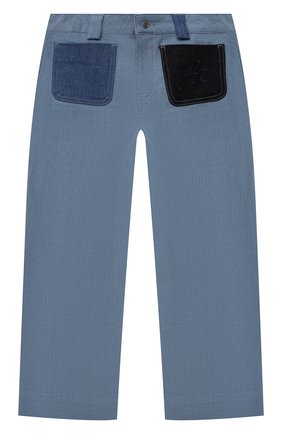 Детские джинсы SONIA RYKIEL ENFANT голубого цвета по цене 11800 руб., арт. 21S1PA10 | Фото 1 Детские джинсы SONIA RYKIEL ENFANT голубого цвета, арт. 21S1PA10 | Фото 1
