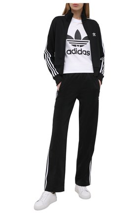 Женские брюки ADIDAS ORIGINALS черного цвета по цене 5330 руб., арт. GN2819 | Фото 2 Женские брюки ADIDAS ORIGINALS черного цвета, арт. GN2819 | Фото 2