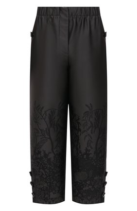 Женские шелковый брюки GIORGIO ARMANI черного цвета по цене 159500 руб., арт. 1SHPP0GA/T02AG | Фото 1 Женские шелковый брюки GIORGIO ARMANI черного цвета, арт. 1SHPP0GA/T02AG | Фото 1