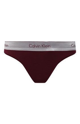 Женские трусы-стринги CALVIN KLEIN бордового цвета по цене 2550 руб., арт. QF6136E | Фото 1 Женские трусы-стринги CALVIN KLEIN бордового цвета, арт. QF6136E | Фото 1