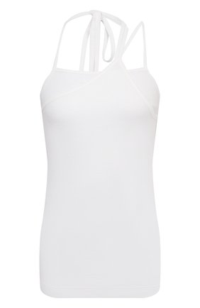 Женский хлопковый топ HELMUT LANG белого цвета по цене 16400 руб., арт. K10HW511 | Фото 1 Женский хлопковый топ HELMUT LANG белого цвета, арт. K10HW511 | Фото 1