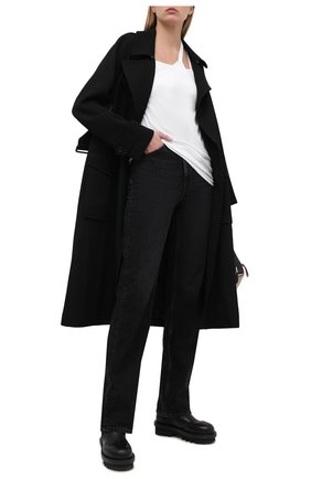Женский хлопковый топ HELMUT LANG белого цвета по цене 16400 руб., арт. K10HW511 | Фото 2 Женский хлопковый топ HELMUT LANG белого цвета, арт. K10HW511 | Фото 2