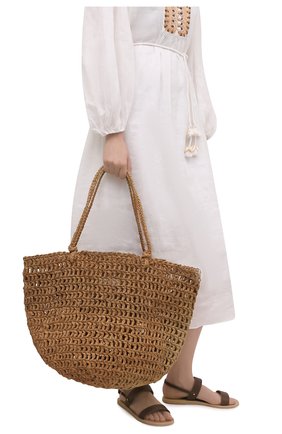 Женская сумка noosa large SANS-ARCIDET бежевого цвета по цене 18900 руб., арт. N00SA BAG S21/L | Фото 2 Женская сумка noosa large SANS-ARCIDET бежевого цвета, арт. N00SA BAG S21/L | Фото 2