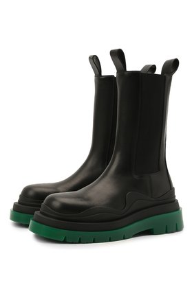 Женские кожаные ботинки bv tire BOTTEGA VENETA черного цвета по цене 85450 руб., арт. 630297/VBS50 | Фото 1 Женские кожаные ботинки bv tire BOTTEGA VENETA черного цвета, арт. 630297/VBS50 | Фото 1
