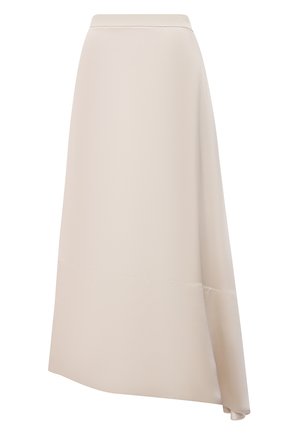 Женская юбка из вискозы JIL SANDER кремвого цвета, арт. JSPS351006-WS380800 | Фото 1 (Женское Кросс-КТ: Юбка-одежда; Стили: Кэжуэл; Материал внешний: Вискоза; Длина Ж (юбки, платья, шорты): Миди; Региональные ограничения белый список (Axapta Mercury): RU)