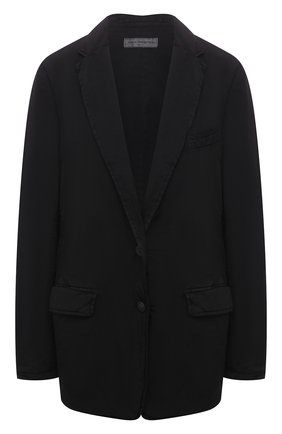Женский хлопковый жакет DRIES VAN NOTEN черного цвета по цене 82100 руб., арт. 211-10414-2279 | Фото 1 Женский хлопковый жакет DRIES VAN NOTEN черного цвета, арт. 211-10414-2279 | Фото 1