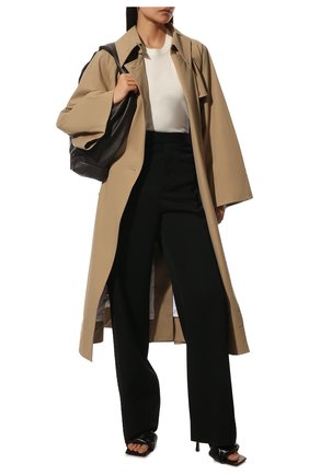 Женская хлопковая футболка BOTTEGA VENETA белого цвета по цене 27750 руб., арт. 649060/VF1U0 | Фото 2 Женская хлопковая футболка BOTTEGA VENETA белого цвета, арт. 649060/VF1U0 | Фото 2