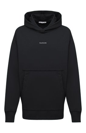 Мужской хлопковое худи ACNE STUDIOS черного цвета по цене 34200 руб., арт. BI0079 | Фото 1 Мужской хлопковое худи ACNE STUDIOS черного цвета, арт. BI0079 | Фото 1