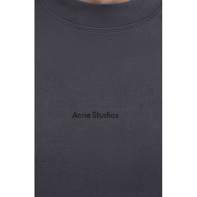 фото Хлопковая футболка acne studios