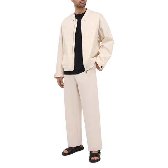 фото Хлопковые брюки jil sander