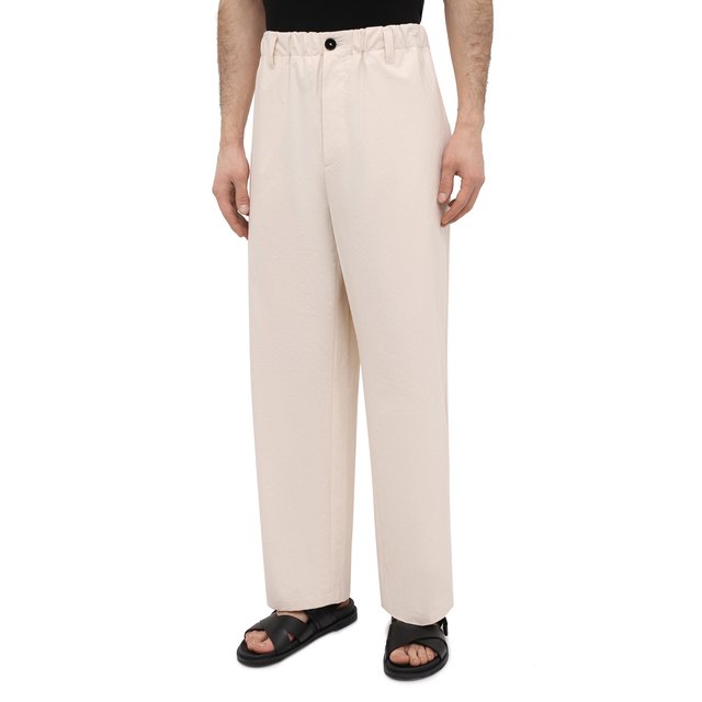 фото Хлопковые брюки jil sander