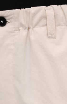Мужские хлопковые брюки JIL SANDER бежевого цвета, арт. JPUS310805-MS242600 | Фото 5 (Длина (брюки, джинсы): Стандартные; Случай: Повседневный; Материал внешний: Хлопок; Стили: Минимализм)