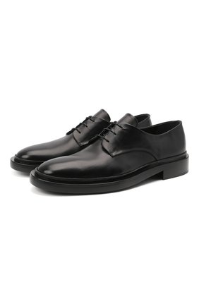 Мужские кожаные дерби JIL SANDER черного цвета по цене 49950 руб., арт. JI36501A-13110 | Фото 1 Мужские кожаные дерби JIL SANDER черного цвета, арт. JI36501A-13110 | Фото 1 (Материал внутренний: Натуральная кожа; Стили: Классический; Материал внешний: Кожа)