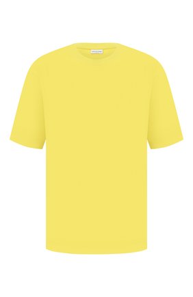 Мужская хлопковая футболка DRIES VAN NOTEN желтого цвета по цене 14050 руб., арт. 211-21162-2603 | Фото 1 Мужская хлопковая футболка DRIES VAN NOTEN желтого цвета, арт. 211-21162-2603 | Фото 1 (Стили: Кэжуэл; Принт: Без принта; Длина (для топов): Стандартные; Материал внешний: Хлопок; Рукава: Короткие)