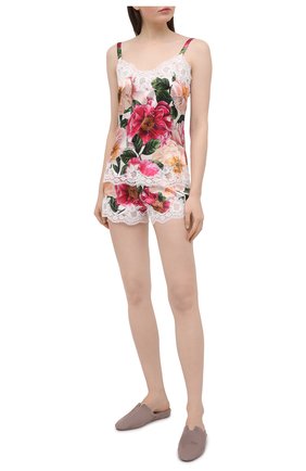 Женские шорты из шелка и хлопка DOLCE & GABBANA розового цвета по цене 37600 руб., арт. 03A02T/FSA0G | Фото 2 Женские шорты из шелка и хлопка DOLCE & GABBANA розового цвета, арт. 03A02T/FSA0G | Фото 2