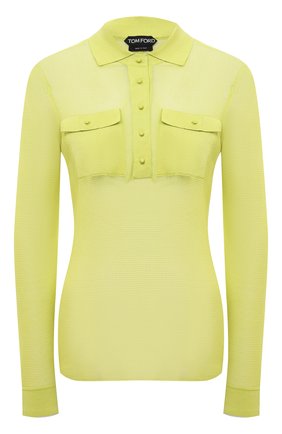 Женский пуловер TOM FORD зеленого цвета по цене 159000 руб., арт. MAK1047-YAX292 | Фото 1 Женский пуловер TOM FORD зеленого цвета, арт. MAK1047-YAX292 | Фото 1