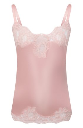 Женская топ из смеси шелка и хлопка DOLCE & GABBANA розового цвета по цене 47150 руб., арт. 07A00T/FUAD8 | Фото 1 Женская топ из смеси шелка и хлопка DOLCE & GABBANA розового цвета, арт. 07A00T/FUAD8 | Фото 1