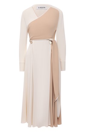 Женское платье LANVIN белого цвета по цене 147500 руб., арт. RW-DR315B-4792-P21 | Фото 1 Женское платье LANVIN белого цвета, арт. RW-DR315B-4792-P21 | Фото 1