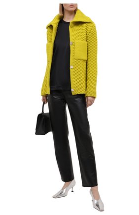 Женская шелковый лонгслив HELMUT LANG черного цвета по цене 25950 руб., арт. K10DW502 | Фото 2 Женская шелковый лонгслив HELMUT LANG черного цвета, арт. K10DW502 | Фото 2