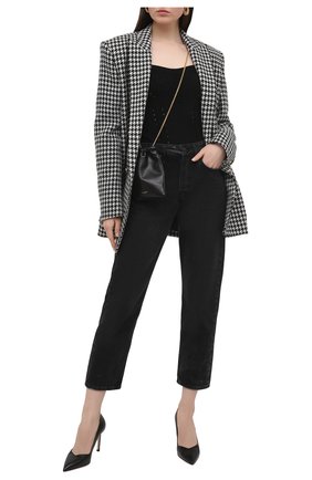 Женские кожаные туфли anny STUART WEITZMAN черного цвета по цене 34050 руб., арт. S5255 | Фото 2 Женские кожаные туфли anny STUART WEITZMAN черного цвета, арт. S5255 | Фото 2
