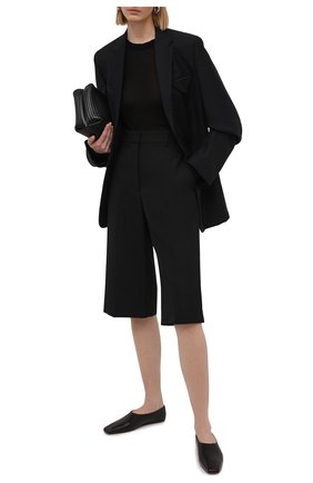 Женский пуловер из вискозы и шелка RICK OWENS черного цвета по цене 28200 руб., арт. RP21S3202/RC | Фото 2 Женский пуловер из вискозы и шелка RICK OWENS черного цвета, арт. RP21S3202/RC | Фото 2