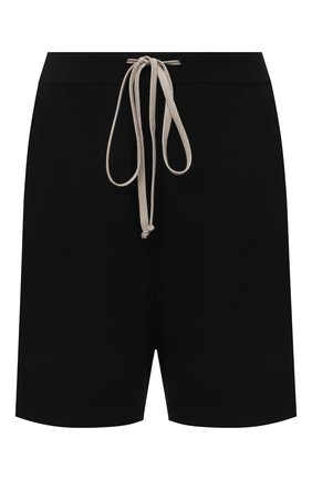 Женские шерстяные шорты RICK OWENS черного цвета по цене 69100 руб., арт. RP21S3650/M | Фото 1 Женские шерстяные шорты RICK OWENS черного цвета, арт. RP21S3650/M | Фото 1