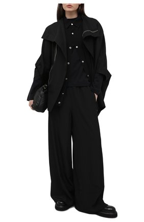 Женская куртка RICK OWENS черного цвета по цене 99500 руб., арт. RP21S3767/TS | Фото 2 Женская куртка RICK OWENS черного цвета, арт. RP21S3767/TS | Фото 2