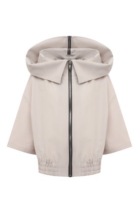 Женская куртка RICK OWENS светло-серого цвета по цене 112500 руб., арт. RP21S3736/TS | Фото 1 Женская куртка RICK OWENS светло-серого цвета, арт. RP21S3736/TS | Фото 1