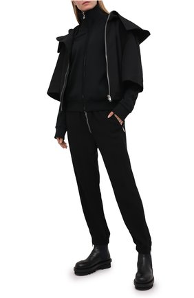 Женская куртка RICK OWENS черного цвета по цене 112500 руб., арт. RP21S3736/TS | Фото 2 Женская куртка RICK OWENS черного цвета, арт. RP21S3736/TS | Фото 2
