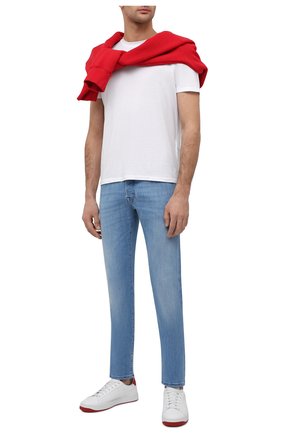 Мужские кожаные кеды KENZO красного цвета по цене 24200 руб., арт. FA65SN171L50 | Фото 2 Мужские кожаные кеды KENZO красного цвета, арт. FA65SN171L50 | Фото 2