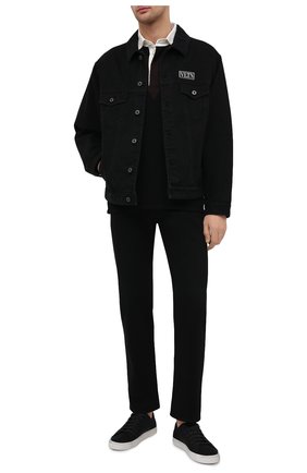 Мужские текстильные кеды malibu SAINT LAURENT черного цвета по цене 37200 руб., арт. 606408/GUZ20 | Фото 2 Мужские текстильные кеды malibu SAINT LAURENT черного цвета, арт. 606408/GUZ20 | Фото 2