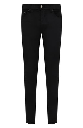 Мужские брюки AMIRI черного цвета, арт. MPS001-001 | Фото 1 (Материал внешний: Синтетический материал, Хлопок; Стили: Гранж; Длина (брюки, джинсы): Стандартные; Случай: Повседневный)