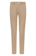 Мужские льняные брюки 120% LINO бежевого цвета, арт. T0M2411/0253/000 | Фото 1 (Длина (брюки, джинсы): Стандартные; Случай: Повседневный; Материал внешний: Лен; Стили: Кэжуэл)