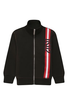 Детский хлопковая толстовка DSQUARED2 темно-коричневого цвета по цене 13900 руб., арт. DQ0070-D00J7 | Фото 1 Детский хлопковая толстовка DSQUARED2 темно-коричневого цвета, арт. DQ0070-D00J7 | Фото 1 (Материал внешний: Хлопок; Мальчики Кросс-КТ: Толстовка-одежда; Рукава: Длинные; Ростовка одежда: 10 - 11 лет | 140 - 146см, 12 лет | 152 см, 13 - 15 лет | 158 см, 16 лет | 164 см, 4 года | 104 см, 6 лет | 116 см, 8 лет | 128 см)
