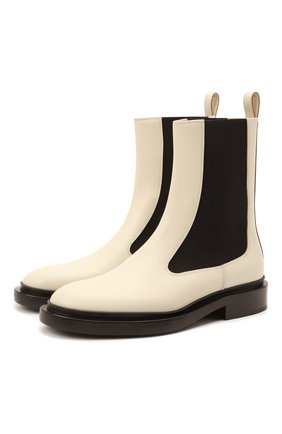 Женские кожаные челси JIL SANDER бежевого цвета по цене 87650 руб., арт. JS36050B-13052 | Фото 1 Женские кожаные челси JIL SANDER бежевого цвета, арт. JS36050B-13052 | Фото 1