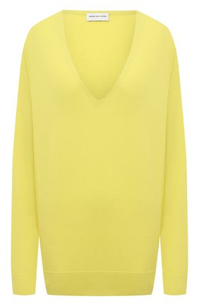 Женский шерстяной пуловер DRIES VAN NOTEN желтого цвета по цене 74600 руб., арт. 211-11258-2704 | Фото 1 Женский шерстяной пуловер DRIES VAN NOTEN желтого цвета, арт. 211-11258-2704 | Фото 1