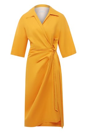 Женское хлопковое платье DRIES VAN NOTEN оранжевого цвета по цене 95600 руб., арт. 211-11009-2331 | Фото 1 Женское хлопковое платье DRIES VAN NOTEN оранжевого цвета, арт. 211-11009-2331 | Фото 1