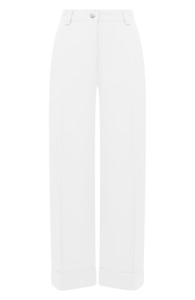 Женские брюки из хлопка и вискозы DRIES VAN NOTEN белого цвета по цене 48400 руб., арт. 211-10903-2109 | Фото 1 Женские брюки из хлопка и вискозы DRIES VAN NOTEN белого цвета, арт. 211-10903-2109 | Фото 1