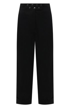 Женские хлопковые брюки DRIES VAN NOTEN черного цвета по цене 48400 руб., арт. 211-10902-2044 | Фото 1 Женские хлопковые брюки DRIES VAN NOTEN черного цвета, арт. 211-10902-2044 | Фото 1