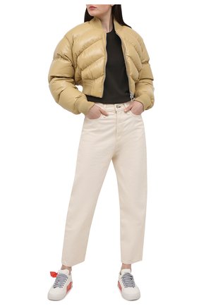 Женские замшевые кеды arrow OFF-WHITE белого цвета по цене 28800 руб., арт. 0WIA178R21LEA0010109 | Фото 2 Женские замшевые кеды arrow OFF-WHITE белого цвета, арт. 0WIA178R21LEA0010109 | Фото 2