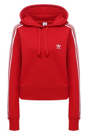 Женский хлопковое худи ADIDAS ORIGINALS красного цвета по цене 5000 руб., арт. GN2892 | Фото 1 Женский хлопковое худи ADIDAS ORIGINALS красного цвета, арт. GN2892 | Фото 1