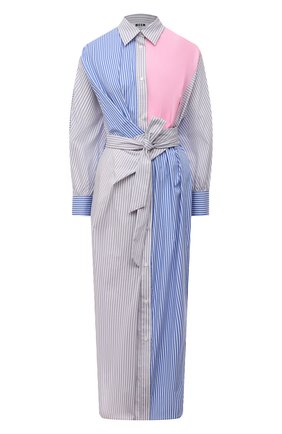 Женское хлопковое платье MSGM разноцветного цвета по цене 38600 руб., арт. 3041MDA01Y 217107 | Фото 1 Женское хлопковое платье MSGM разноцветного цвета, арт. 3041MDA01Y 217107 | Фото 1