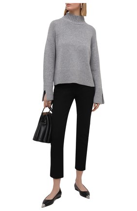 Женские кожаные балетки blake STUART WEITZMAN черного цвета по цене 34050 руб., арт. S0390 | Фото 2 Женские кожаные балетки blake STUART WEITZMAN черного цвета, арт. S0390 | Фото 2