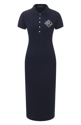 Женское хлопковое платье POLO RALPH LAUREN синего цвета по цене 18350 руб., арт. 211827932 | Фото 1 Женское хлопковое платье POLO RALPH LAUREN синего цвета, арт. 211827932 | Фото 1