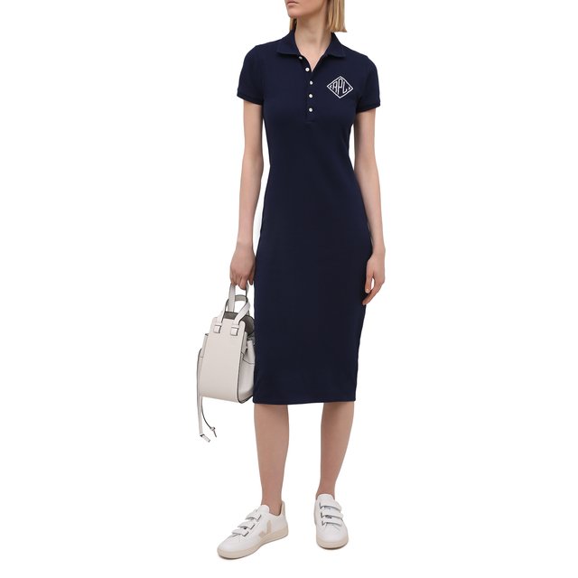 фото Хлопковое платье polo ralph lauren
