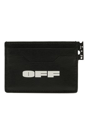 Женский кожаный футляр для кредитных карт OFF-WHITE черно-белого цвета по цене 18150 руб., арт. 0WNC014R21LEA001 | Фото 1 Женский кожаный футляр для кредитных карт OFF-WHITE черно-белого цвета, арт. 0WNC014R21LEA001 | Фото 1