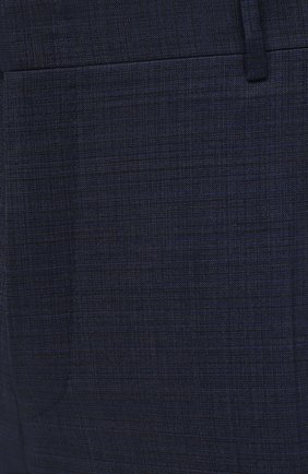 Мужские шерстяные брюки CANALI темно-синего цвета, арт. 71019/AA02524/60-64 | Фото 5 (Big sizes: Big Sizes; Материал внешний: Шерсть; Длина (брюки, джинсы): Стандартные; Стили: Классический; Случай: Формальный; Материал подклада: Вискоза)