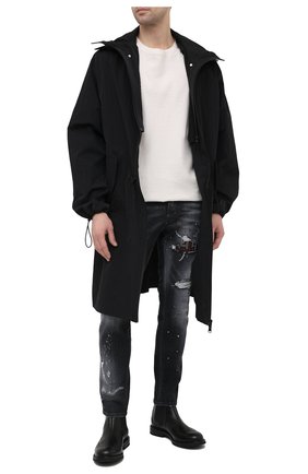 Мужские джинсы DSQUARED2 темно-серого цвета по цене 75900 руб., арт. S74LB0926/S30503 | Фото 2 Мужские джинсы DSQUARED2 темно-серого цвета, арт. S74LB0926/S30503 | Фото 2 (Материал внешний: Хлопок, Деним; Длина (брюки, джинсы): Стандартные; Стили: Панк, Гранж; Силуэт М (брюки): Узкие; Детали: Потертости; Кросс-КТ: Деним)