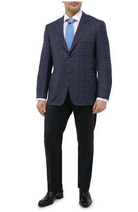 Мужской шерстяной пиджак CANALI темно-синего цвета по цене 158000 руб., арт. 23288/CF01733/116/60-64 | Фото 2 Мужской шерстяной пиджак CANALI темно-синего цвета, арт. 23288/CF01733/116/60-64 | Фото 2 (Материал подклада: Купро; Материал внешний: Шерсть; Рукава: Длинные; Длина (для топов): Стандартные; 1-2-бортные: Однобортные; Случай: Формальный; Стили: Классический; Пиджаки М: Прямой)